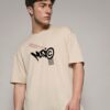 MUSIC BEIGE OVERSIZED T-SHIRT BY OVERHEAT
