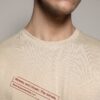 MUSIC BEIGE OVERSIZED T-SHIRT BY OVERHEAT