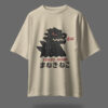 TOKYA JAPAN BEIGE OVERSIZED T-SHIRT BY OVERHEAT